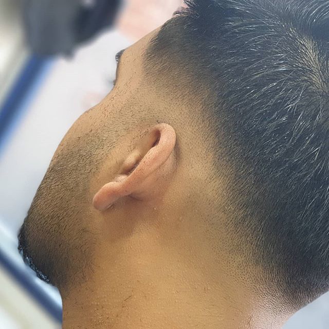 Tight taper fade at the nape